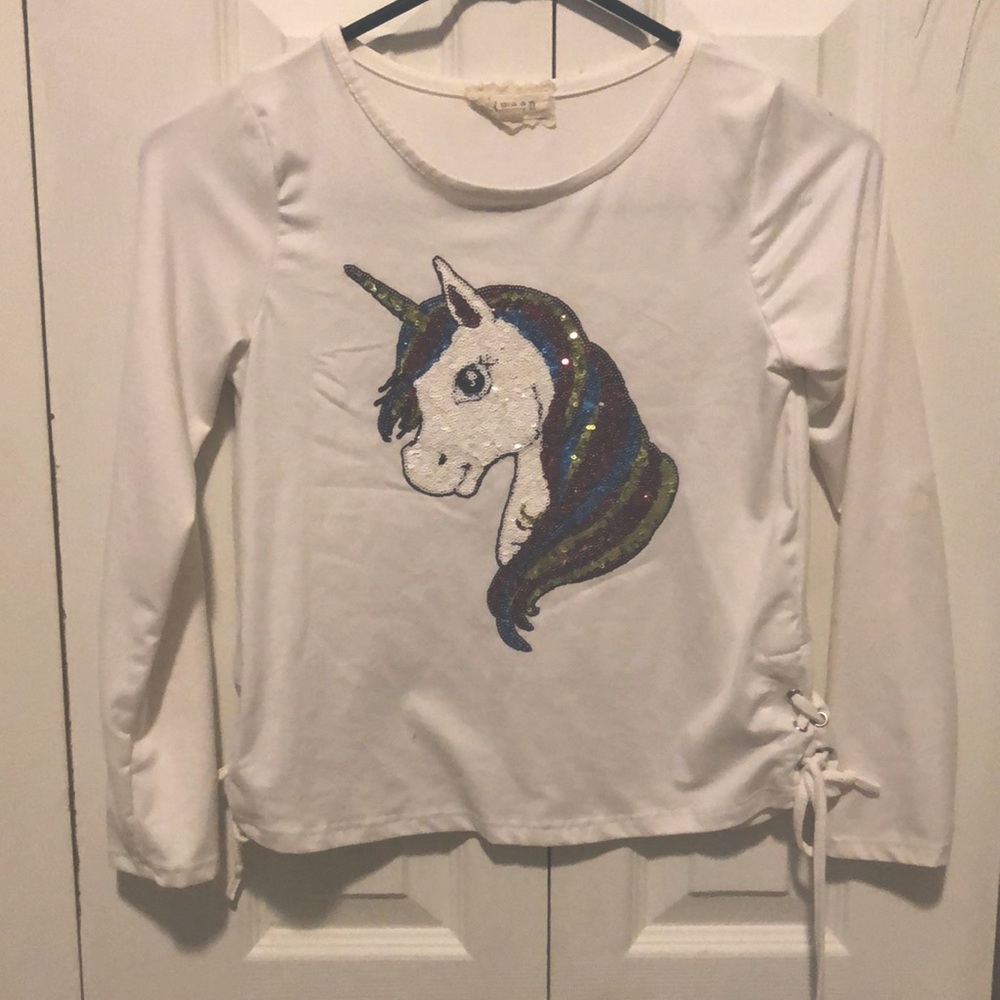 Girls long sleeve white Long sleeve